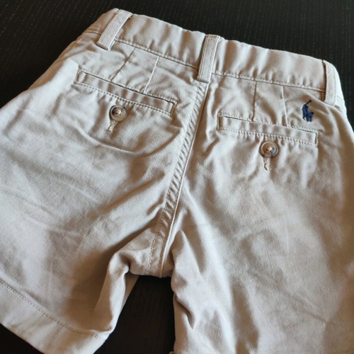 Ralph Lauren cotton beige shorts for 2-year-old boy new