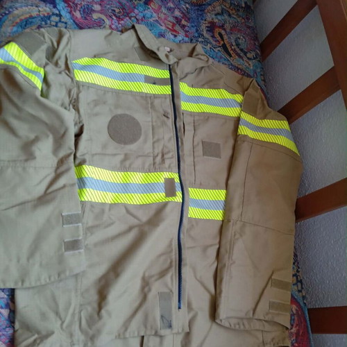 Seasonal firefighter uniform 2 sets with hat like new