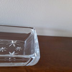 Rectangular glass serving platter for dessert like new