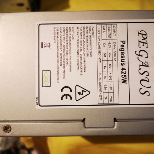 Computer power supplies used, pack