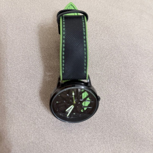 HMN Boxster Spyder 718 watch like new, men's, black and green