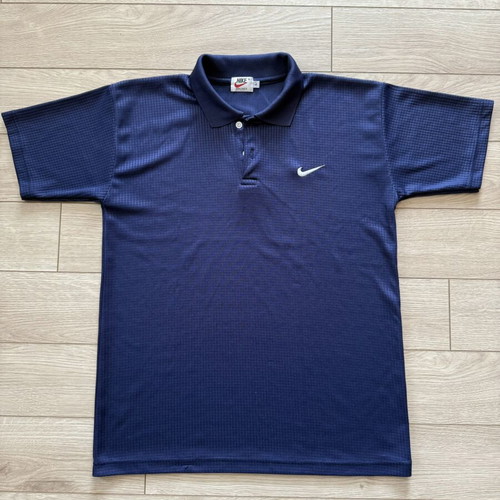 Nike Airliner vintage navy polo shirt size L