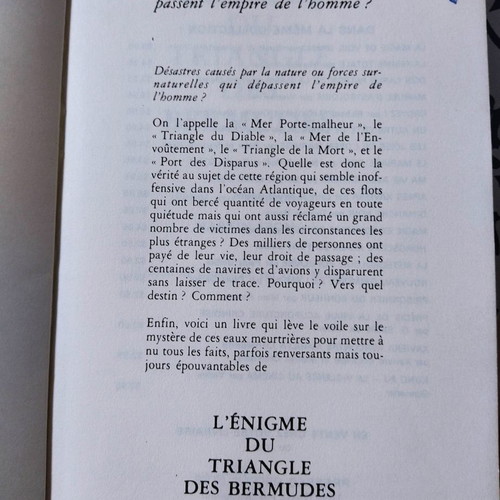 L' Énigme Du Triangle Des Bermudes book used