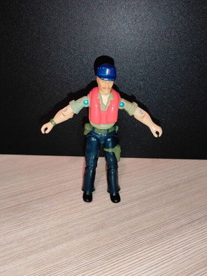 G.I.JOE Cutter (v1) 1984 action figure used, Hasbro