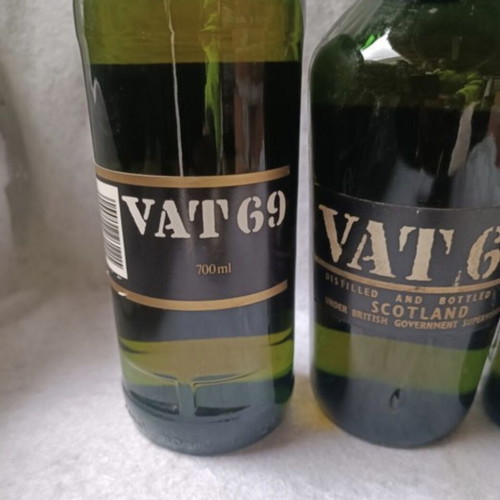 Vat 69 Vintage Whisky Trio sealed, 1970-1990