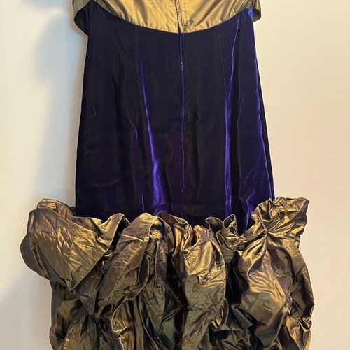 Polatof dress and jacket like new, purple velvet, size S