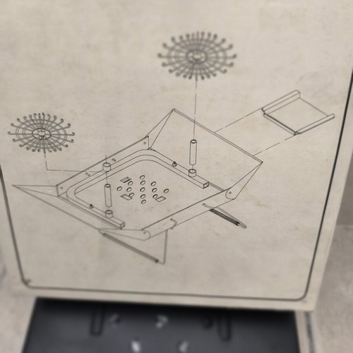 Rotary picnic barbecue grill for camping and balcony