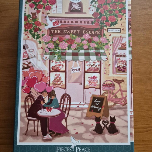 Puzzle The Sweet Escape Valentine's Cafe like new, complete