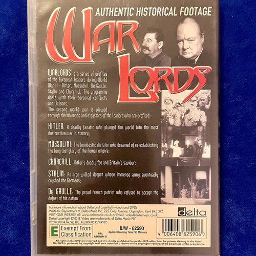 War Lord DVD like new, English version without Greek subtitles