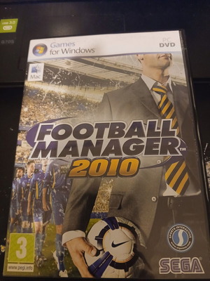 Football Manager 2010 PC used, minor wear