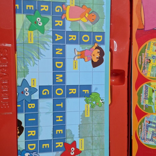 Mattel Dora The Explorer Board Game like new, bilingual learning