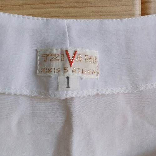 Top white satin by TZIVANI, size M