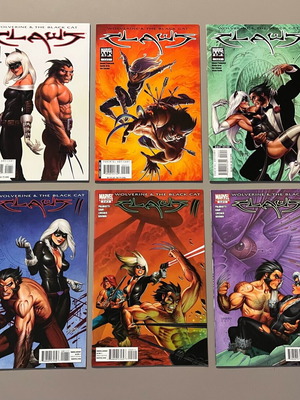 Wolverine & The Black Cat Claws & Claws II used mini-series set of two