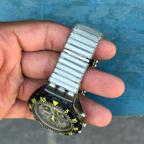 Swatch Vintage Chronograph Diver 200M 1993 used for repair or parts