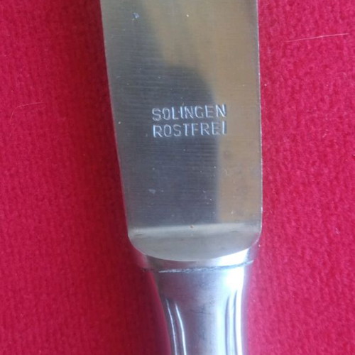Six vintage German knives, Remanit Rostfrei