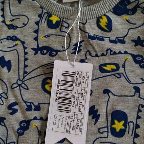 Pajama set for boy 12-18 months new with tags