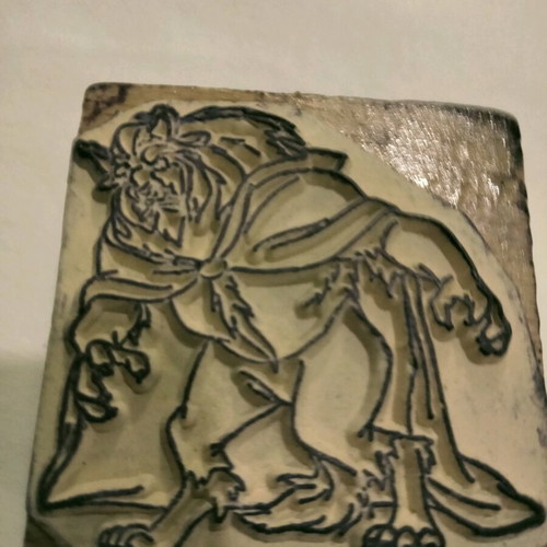 Vintage Disney Beauty and the Beast stamp set 6 pcs like new