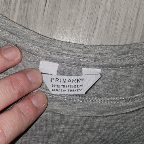 Primark girls' blouse 11-12 years gray like new