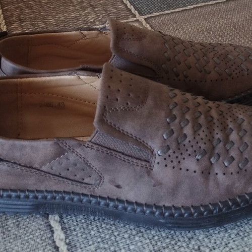 Men's shoes brown, like new, size 43, soft and comfortable