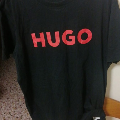 Hugo Boss T-shirt new, size XL, black and red cotton