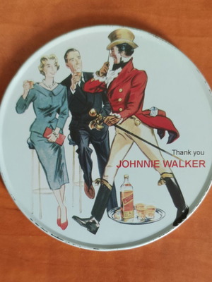 Johnnie Walker vintage σουβέρ σετ 4 τεμαχίων, σαν καινούργια