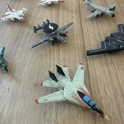 Micro Machines aircraft collection, 14 pieces, vintage, like new