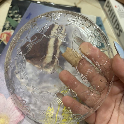 Set of vintage cake plates