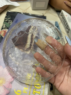 Set of vintage cake plates