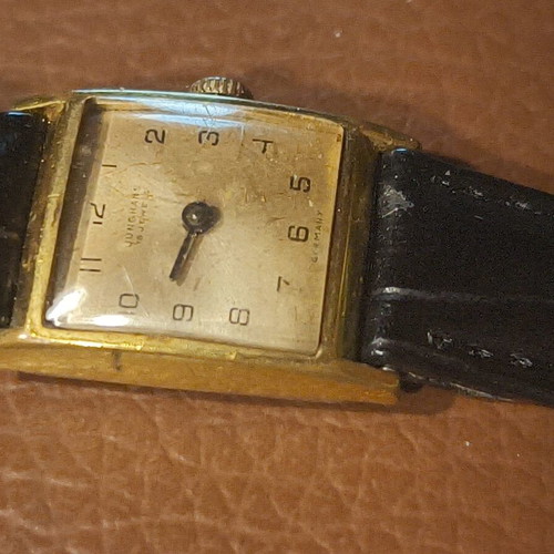 Junghans 15 Jewels Mechanical Rectangular Watch, vintage