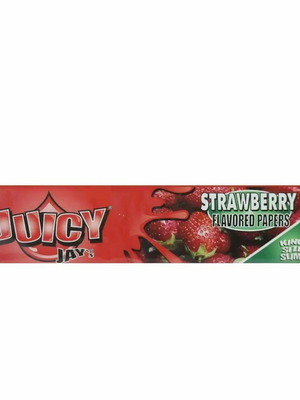 Juicy Jays King Size Strawberry rolling paper new