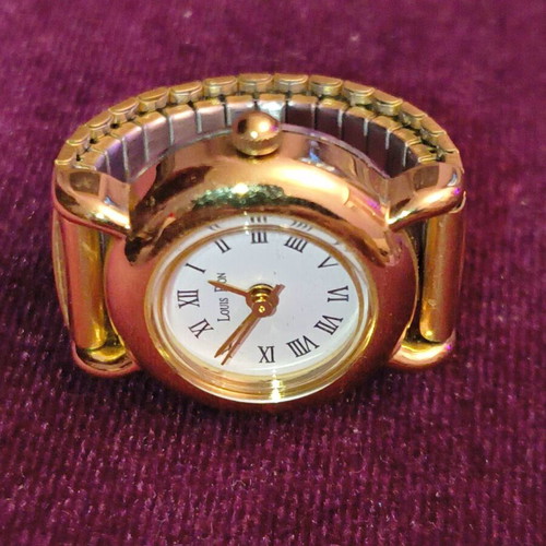 Louis pion women's watch ring like new, gold color