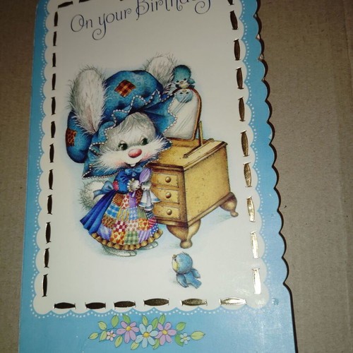 Card postal new from 80-90s, hard cardboard 20x12 cm