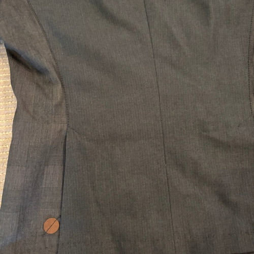 Hugo Boss tailored wool blazer women's jacket like new, dark gray