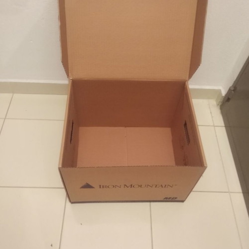 Storage boxes used, set of 4 pieces