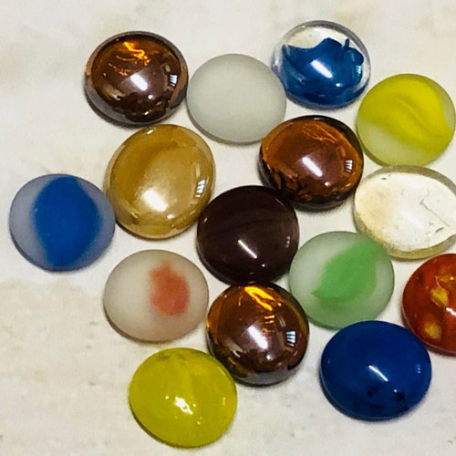 Cabochon multicolored stones pack of 15 new for jewelry making