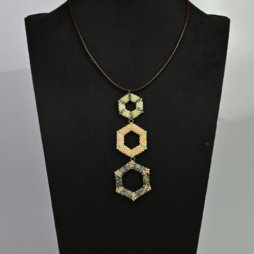 Gorska Svetlina Necklace custom made with leather cord