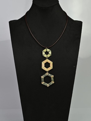 Gorska Svetlina Necklace custom made with leather cord