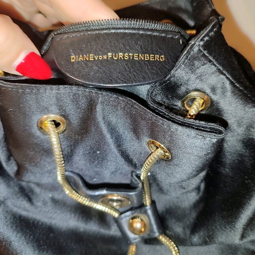 Diane Von Furstenberg backpack used, black