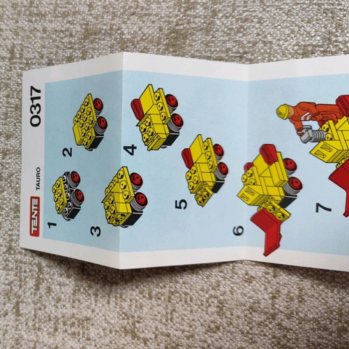 Tente Tauro #0317 vintage building blocks new with box