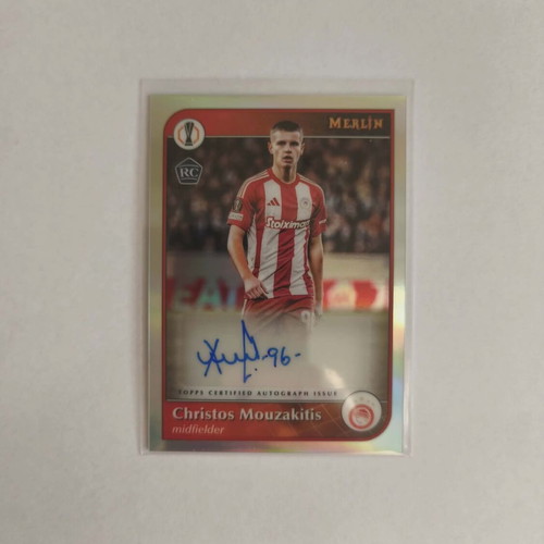 Christos Mouzakitis Rookie Autograph Card like new