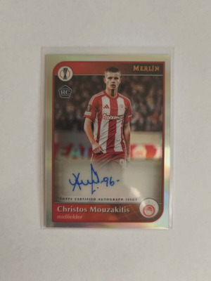 Christos Mouzakitis Rookie Autograph Card like new