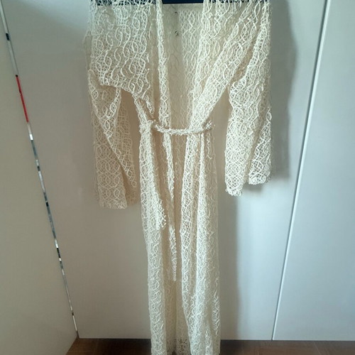 Nidodileda kimono like new, white and beige