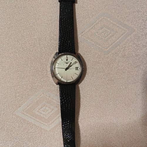 Longines men's vintage watch like new, silver