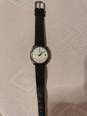 Longines men's vintage watch like new, silver