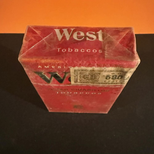 West Filter Cigarillos vintage, new, with Greek tax stamp