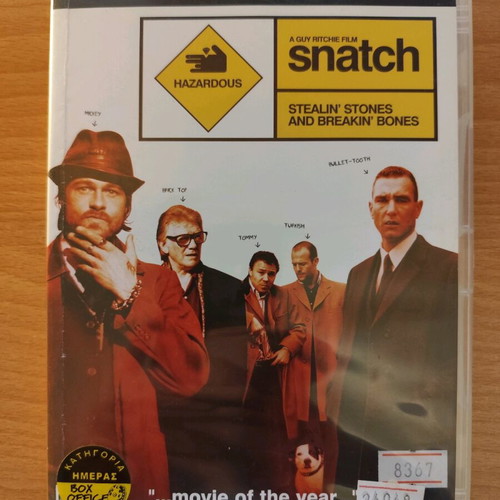 Snatch DVD used, comedy action, widescreen, subtitles