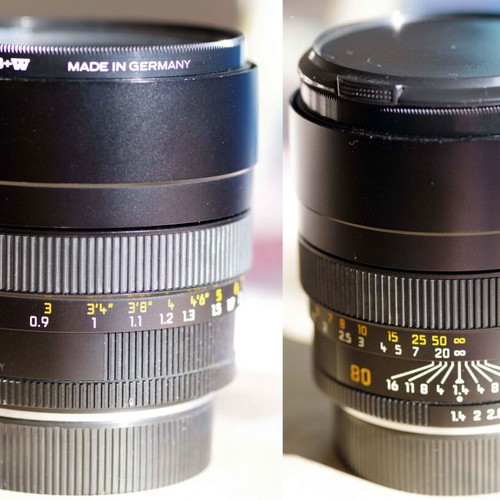 Leica Summilux Lens - R 1:1.4/80mm used