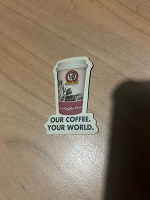 Mikel Coffee vintage magnet used