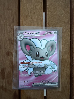 Pokemon TCG Cinccino ex Full Art card like new