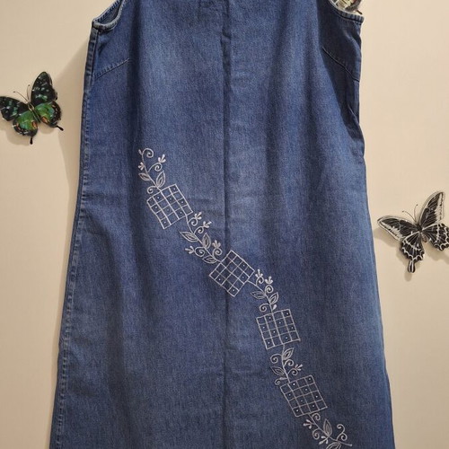 Bluenote denim dress like new, medium, blue